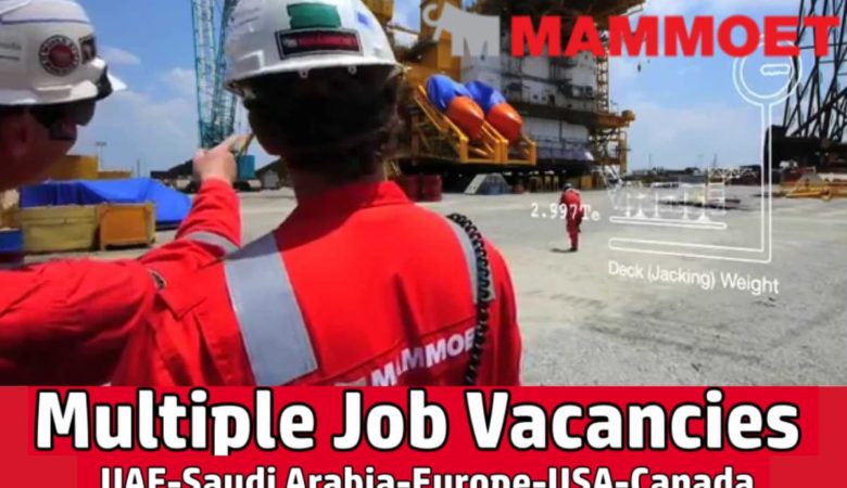 Mammoet Jobs Germany, Netherlands, Australia, Canada, UK..