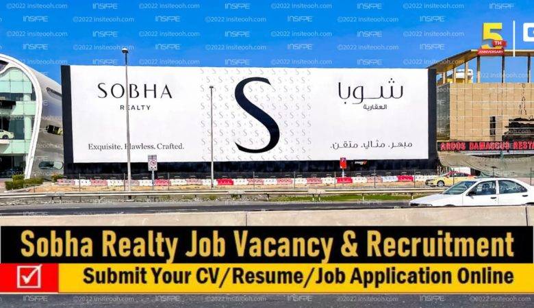 Sobha Constructions Jobs In Dubai, UAE
